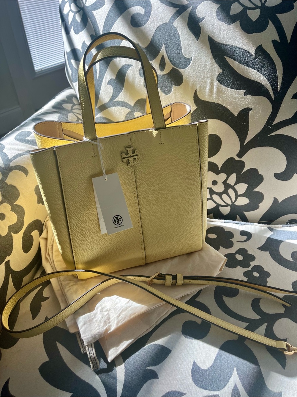 Tory Burch Vintage Yellow McGraw Carryall